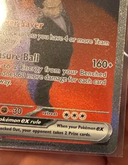 Team Rocket’s Mewtwo Ex 281/217 SIR SECRET Ascended Heroes Pokemon NM In Hand - Image 5