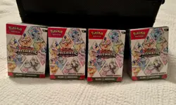 Pokemon Prismatic Evolutions Booster Bundle LOT OF 4 SEALED IN HAND - Image 1