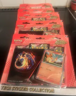 Pokemon TCG Ascended Heroes Tech Sticker Collection Open Case of 12 ✅ - Image 3