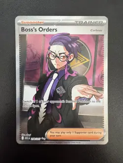Pokemon TCG BOSS’S ORDERS ASCENDED HEROS (ASC EN) FULL ART 256/217 NM - Image 1