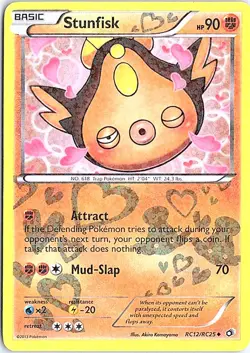 Stunfisk Uncommon Legendary Treasures: Radiant Collection RC12/RC25 LP Pokemon - Image 1