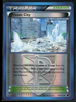 Pokemon - Frozen City 100/116 Reverse Holo Plasma Freeze LP - Image 1