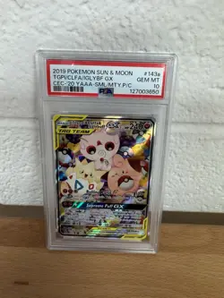 PSA 10 TOGEPI & CLEFFA & IGGLYBUFF GX 143a/236 FULL ART PROMO ALT ART POKEMON 😍 - Image 1