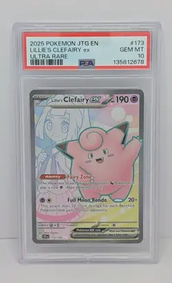 Lillie's Clefairy EX English Journey Together Ultra Rare 173/159 PSA 10 GEM MINT - Image 1
