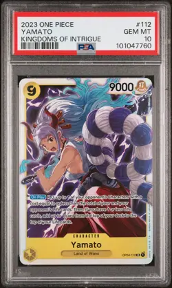 2023 ONE PIECE KINGDOMS OF INTRIGUE #112 YAMATO PSA 10 - Image 1