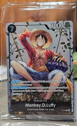 One Piece Monkey D. Luffy P-075 English Promo Tin Set Vol 2 Exclusive Sealed - Image 1