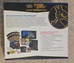 Pokemon TCG: Crown Zenith Elite Trainer Box ETB Factory Sealed / New - 10 Packs - Image 2