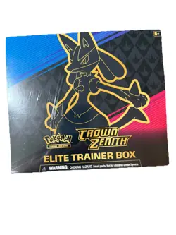 Pokemon TCG: Crown Zenith ETB / Elite Trainer Box! New, Factory-Sealed, In Hand! - Image 1