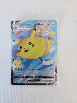 Pokemon TCG Flying Pikachu VMAX 007/025 Celebrations 25th Anniversary - Image 1