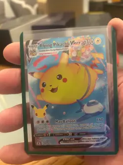 Pokemon TCG Flying Pikachu VMAX 007/025 25th Anniversary Celebrations M/NM - Image 1