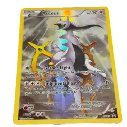 Pokemon TCG Arceus XY83 Full Art Black Star Promo LP - Image 1
