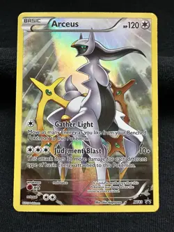 Arceus XY83 Black Star Promo 2015 Full Art Holo Rare IR Pokemon Card TCG - Image 1