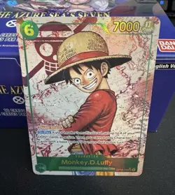 Monkey D. Luffy - OP13-118 SEC (Parallel Alt Art) Carrying On His Will English - Image 1