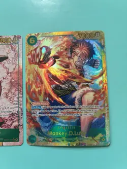 One Piece Monkey.D.Luffy OP13-118 SEC + Parallel Alt Art Carrying On His Will - Image 3