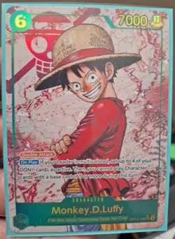 Monkey.D.Luffy SEC (Parallel) OP13-118 Carrying On His Will Alt Art ENGLISH NM+ - Image 1