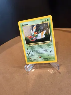 Yanma 1st Edition Holo Rare Neo Discovery Pokemon TCG Card 17/75 - Image 3