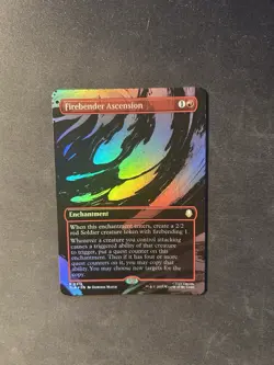 MTG: Firebender Ascension (Borderless) Avatar: The Last Airbender Foil 0312 - Image 1