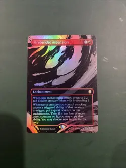 Firebender Ascension (Borderless) [Avatar: The Last Airbender] Foil Near Mint - Image 1