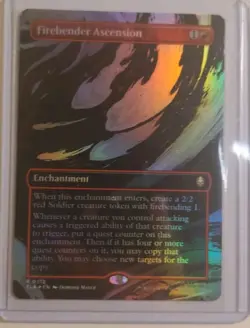 Firebender Ascension (Borderless) Avatar: The Last Airbender Foil - Image 1