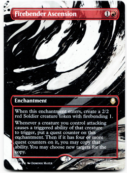 Firebender Ascension (Borderless) - FOIL - [Avatar: The Last Airbender] MTG 🔥 - Image 3