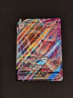 Pokemon Card - Mew VMAX Fusion Strike 114/264 Ultra Rare NM Ships Fast - Image 1