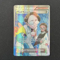Fossil Researcher 110/111 Furious Fists Full Art Pokemon Card - Image 2