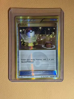 Pokemon TCG XY Primal Clash Holo Secret Rare Card Switch 163/160 (Near Mint) - Image 1