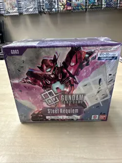 Gundam Card Game: Steel Requiem (GD03) Booster Box New English - Image 1