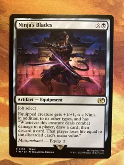 MTG Ninja's Blades, Nibelheim Aflame & Summoner's Grimoire FINAL FANTASY NM - Image 2