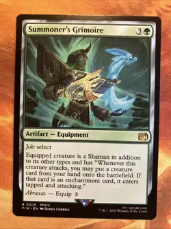 MTG Ninja's Blades, Nibelheim Aflame & Summoner's Grimoire FINAL FANTASY NM - Image 4