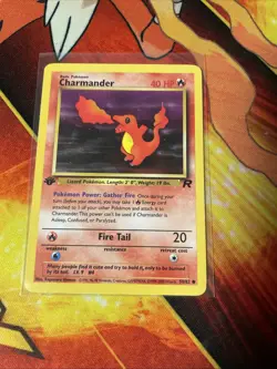 1st Edition Charmander 50/82 Team Rocket Set Rare Vintage Pokemon Card - LP - Image 1