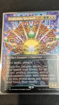 Brightglass Gearhulk, Borderless, Aetherdrift, Pack Fresh - Image 1