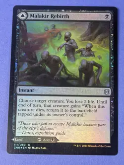 MTG: Zendikar Rising: Malakir Rebirth / Malakir Mire Foil #111/280 Uncommon - NM - Image 1