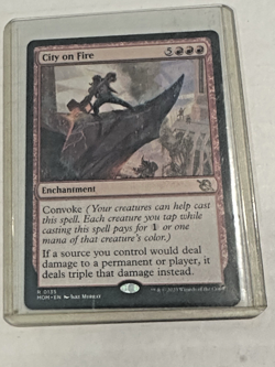 MTG City on Fire March of the Machine 135 NM LC1 - Image 1