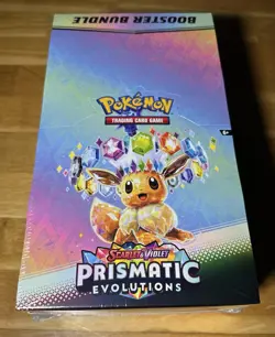 POKEMON PRISMATIC EVOLUTIONS FACTORY SEALED BOOSTER BUNDLE DISPLAY CASE - Image 1