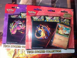 2 Pokemon TCG ME2.5 Ascended Heroes Tech Sticker Collection Bundle Sealed New - Image 1