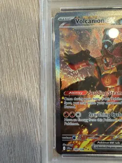 Pokemon TCG Volcanion EX Journey Together 182/159 Sir PSA 8 - Image 3