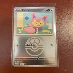 Pokemon TCG Ascended Heroes Reverse Holo Skitty 165/217 LOVE BALL - Image 1