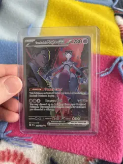 Pokemon TCG Full Art Team Rocket’s Mewtwo EX (231/182) from Destined Rivals! - Image 2
