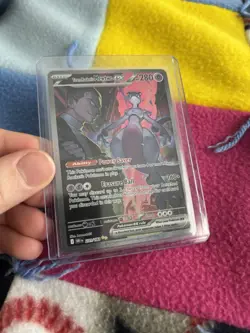 Pokemon TCG Full Art Team Rocket’s Mewtwo EX (231/182) from Destined Rivals! - Image 3