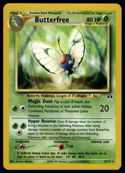 Pokemon Neo Discovery 19/75 Butterfree - Image 1