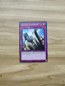 Yu-Gi-Oh! - Solemn Judgment - Super Rare / Holo - RA02-EN075 - Image 1