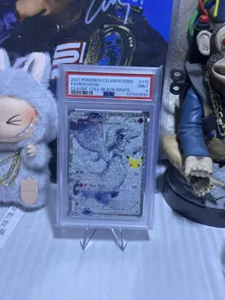 RESHIRAM/FULL ART #113 2021 POKEMON CELEBRATIONS CLASSIC COLL PSA 9 - Image 1