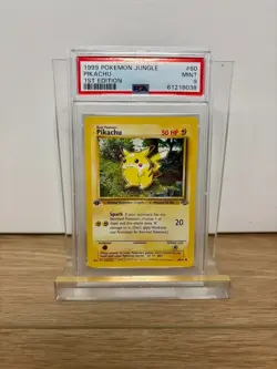 Pokemon 1999 Jungle 1st Edition - Pikachu 60/64 - PSA 9 Mint - Excellent - Image 1