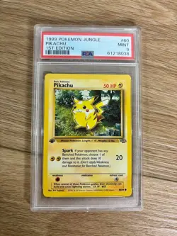 Pokemon 1999 Jungle 1st Edition - Pikachu 60/64 - PSA 9 Mint - Excellent - Image 2