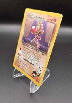 Pokemon TCG: Gym Heroes Unlimited Rocket's Hitmonchan 11/132 Holo Rare - Swirl - Image 3
