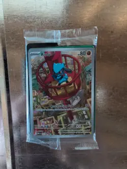 Riolu 010 Mega Evolutions ETB Pokemon Center Stamped Black Star Promo SEALED - Image 1