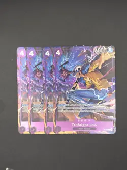One Piece TCG Trafalgar Law P-093 Illustration Box Vol 6 Promo x4 - Image 1