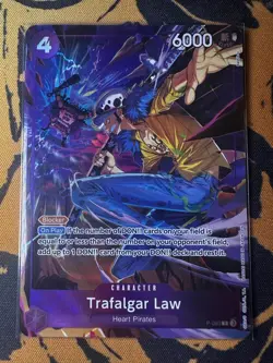 One Piece TCG Trafalgar Law P-093 Illustration Box Vol 6 Promo - Image 1