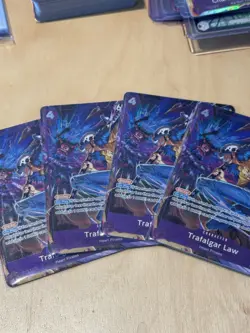 One Piece TCG Trafalgar Law Promo P-093 Playset (4 Cards) - IB-06 - Image 1